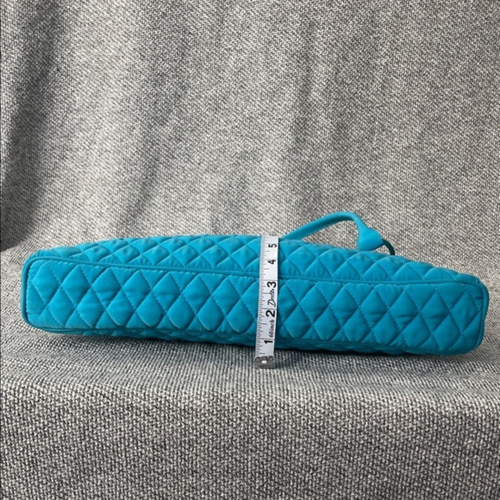 Vera Bradley Turquoise Quilted Shoulder Bag - Picture 12 of 16
